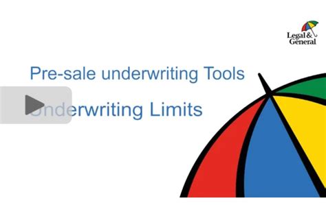 pre sale underwriting tool
